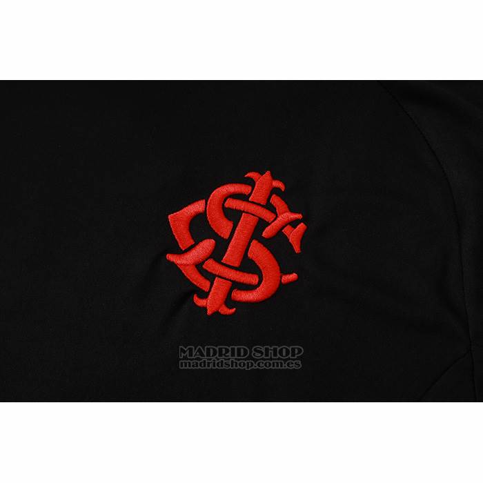 Chandal del SC Internacional Manga Corta 2024-2025 Negro - Pantalon Corto